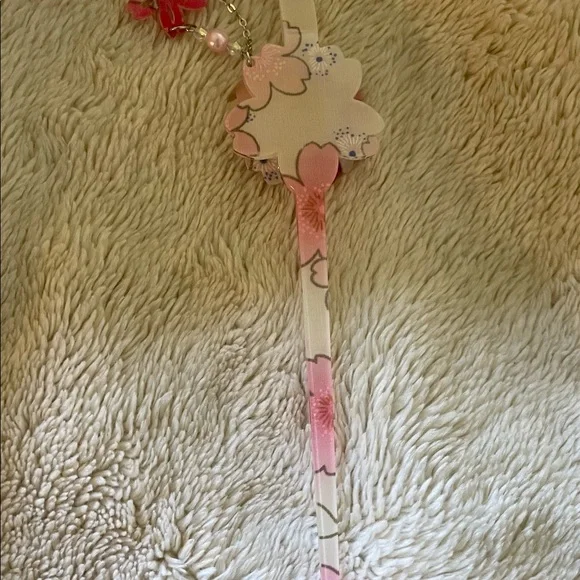 Beautiful Japanese-style cherry blossom hair stick 6.5” NWT, original packaging Beautiful Japanese-style cherry blossom hair stick 6.5” NWT  main image 2